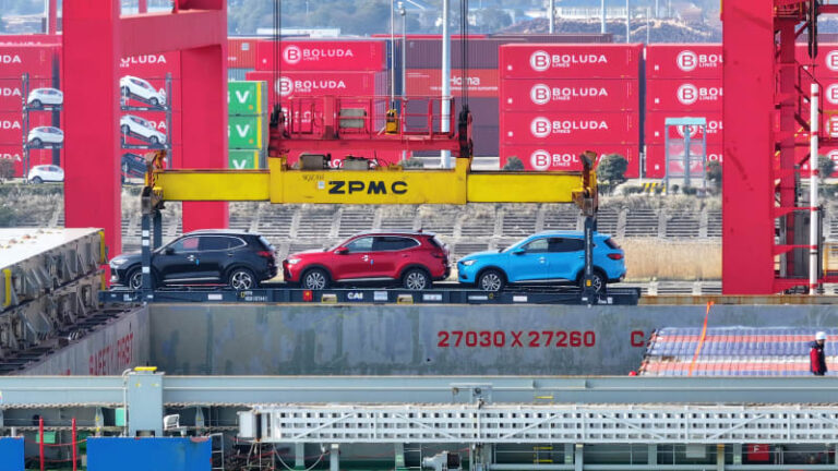 taicang port s international container terminal sees increase in vehicle exports