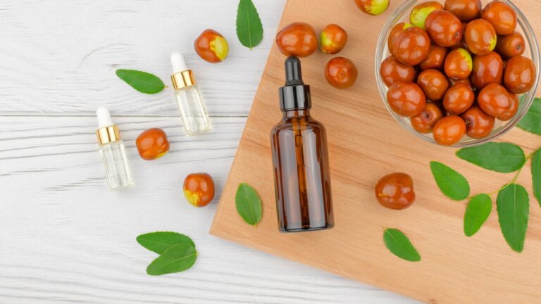 jojoba oil bottle