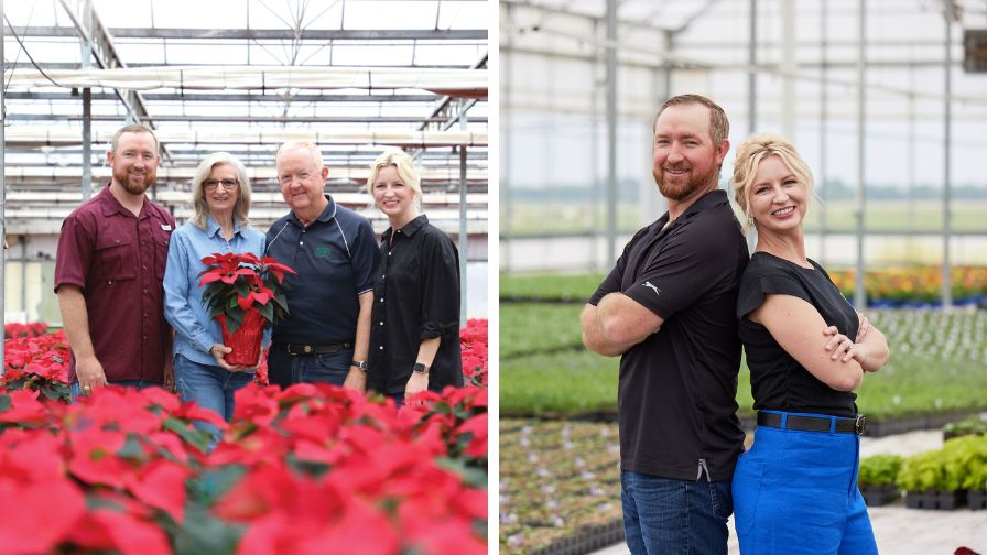 Spring Creek Growers family and brother and sister