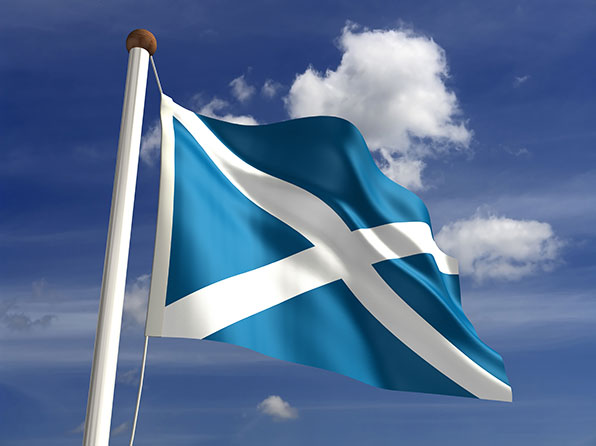 586 Scotland flag